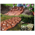 DIY plastic blocks stamp mat paver concrete molds cement brick paving mold